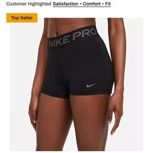 Nike Women's Black Pro Shorts